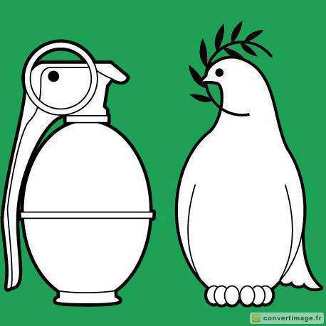 458x459 Drawing Of War And Peace As Birds Convertimage Me