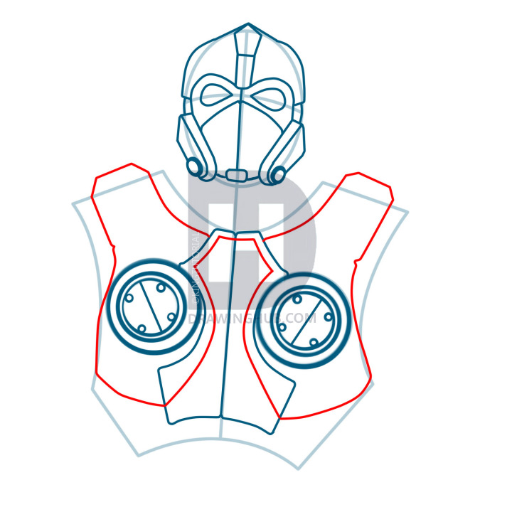 720x720 How To Draw Clayton Carmine, Gears Of War Step