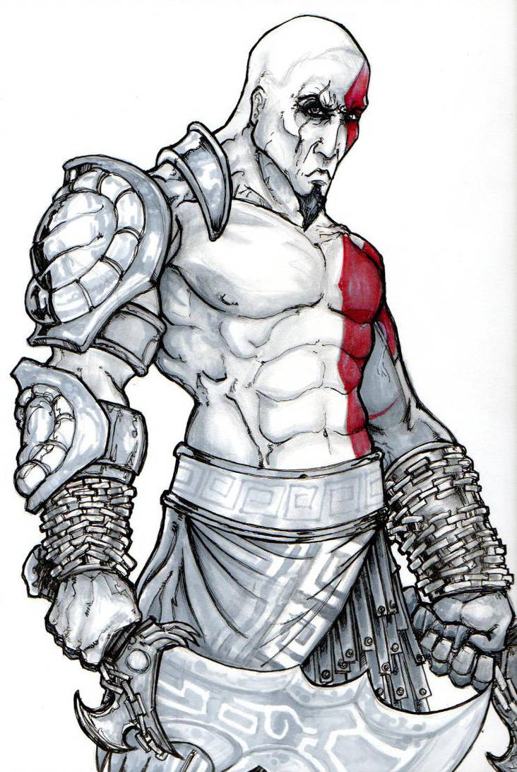732x1092 Kratos God Of War