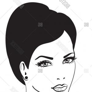 300x300 stock illustration beautiful womans face with long lazttweet