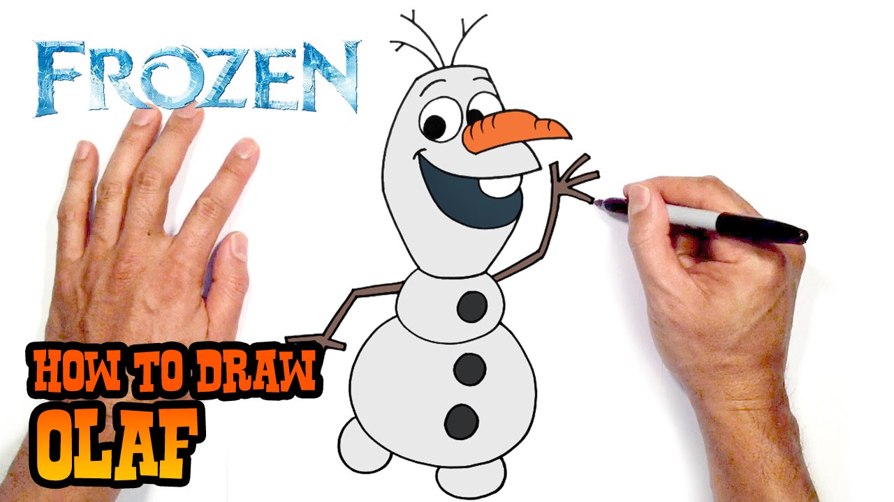 1280x720 How To Draw Olaf Frozen