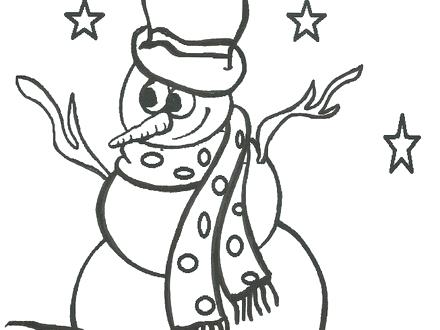 440x330 Coloring Pages Of Olaf The Snowman Colouring Printable Frozen