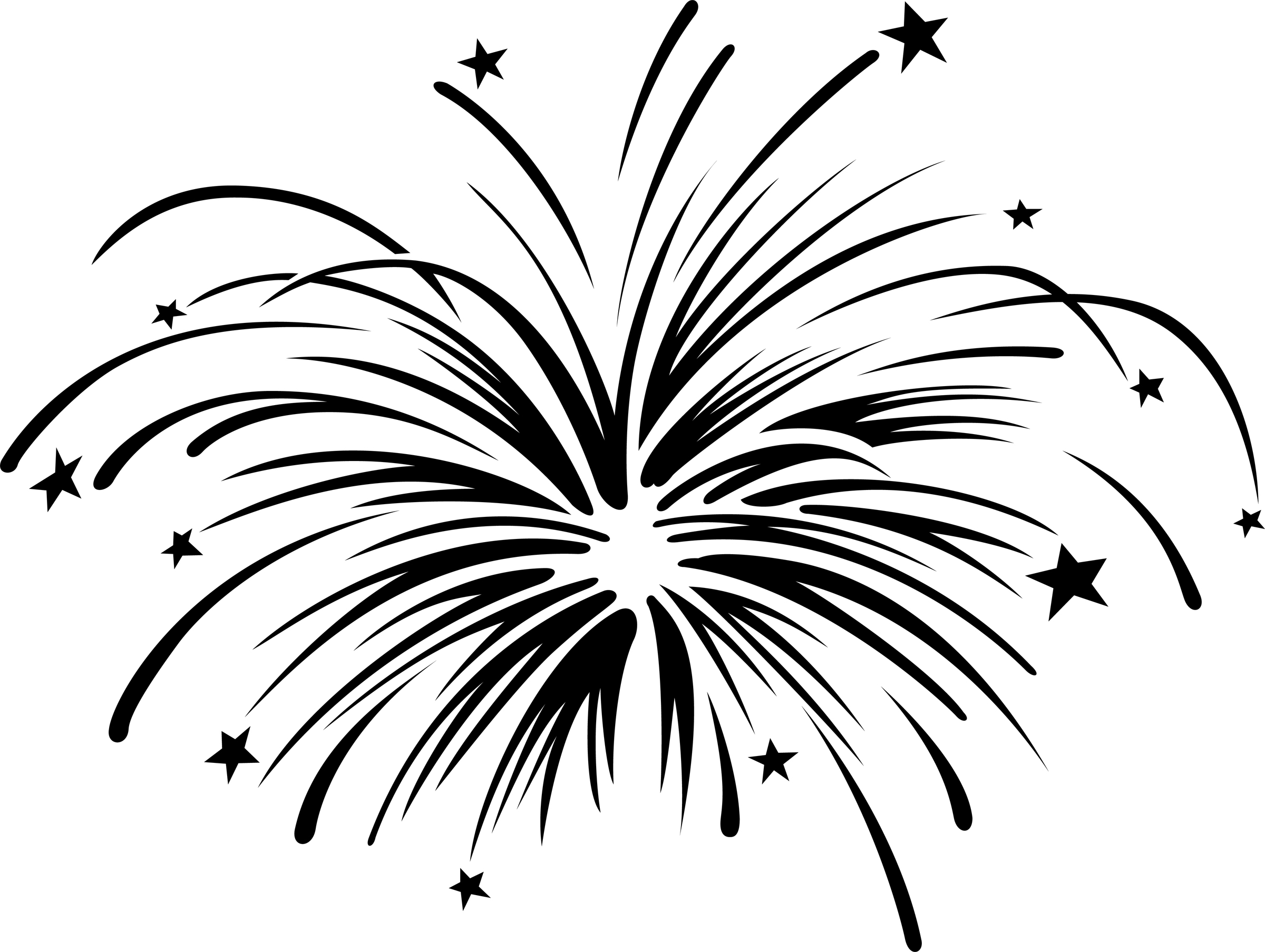 2400x1807 Fireworks Drawing Black Paper For Free Download