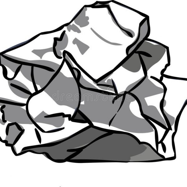 600x600 Crumpled Paper Ball Clipart World Of Label For Crumpled Paper