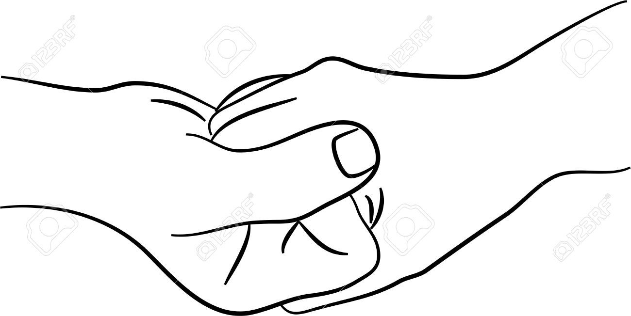 1300x652 one hand black, one white on black paper white charcoal black hand