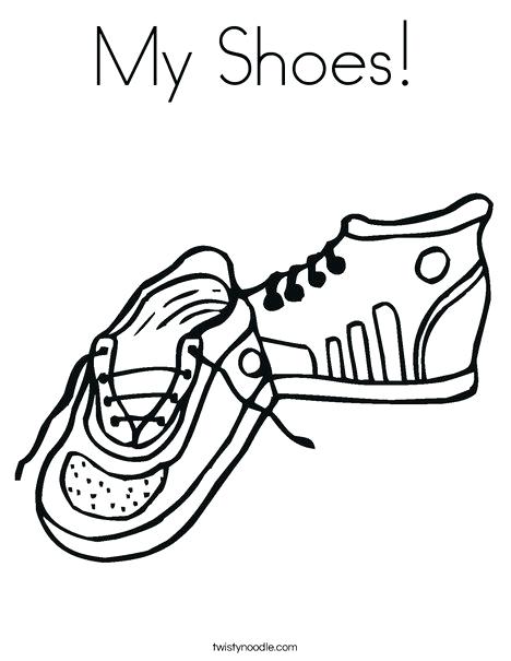 468x605 Shoe Coloring