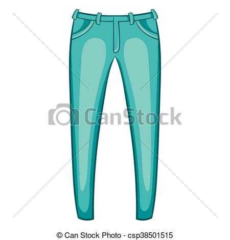 450x470 mens jeans icon, cartoon style mens jeans icon in cartoon style