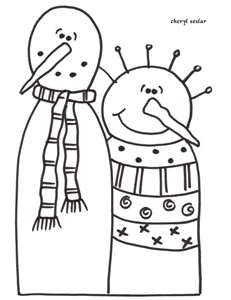 231x300 Snowmen