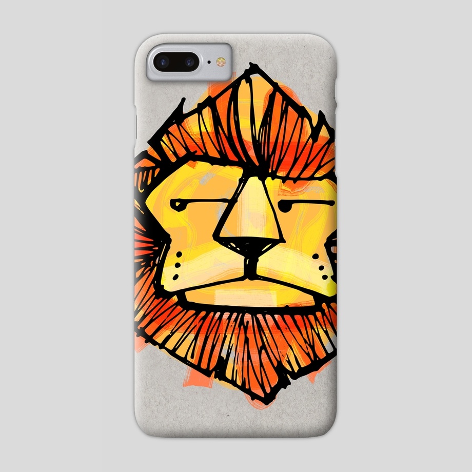 920x920 Childish Lion Illustration Or Drawing B, A Phone Case