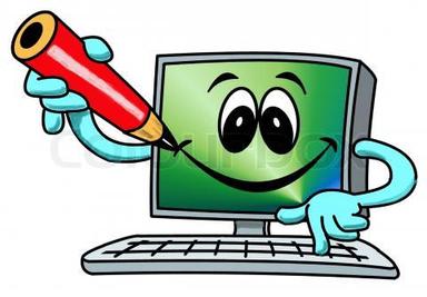 384x267 Computer Drawing Clipart