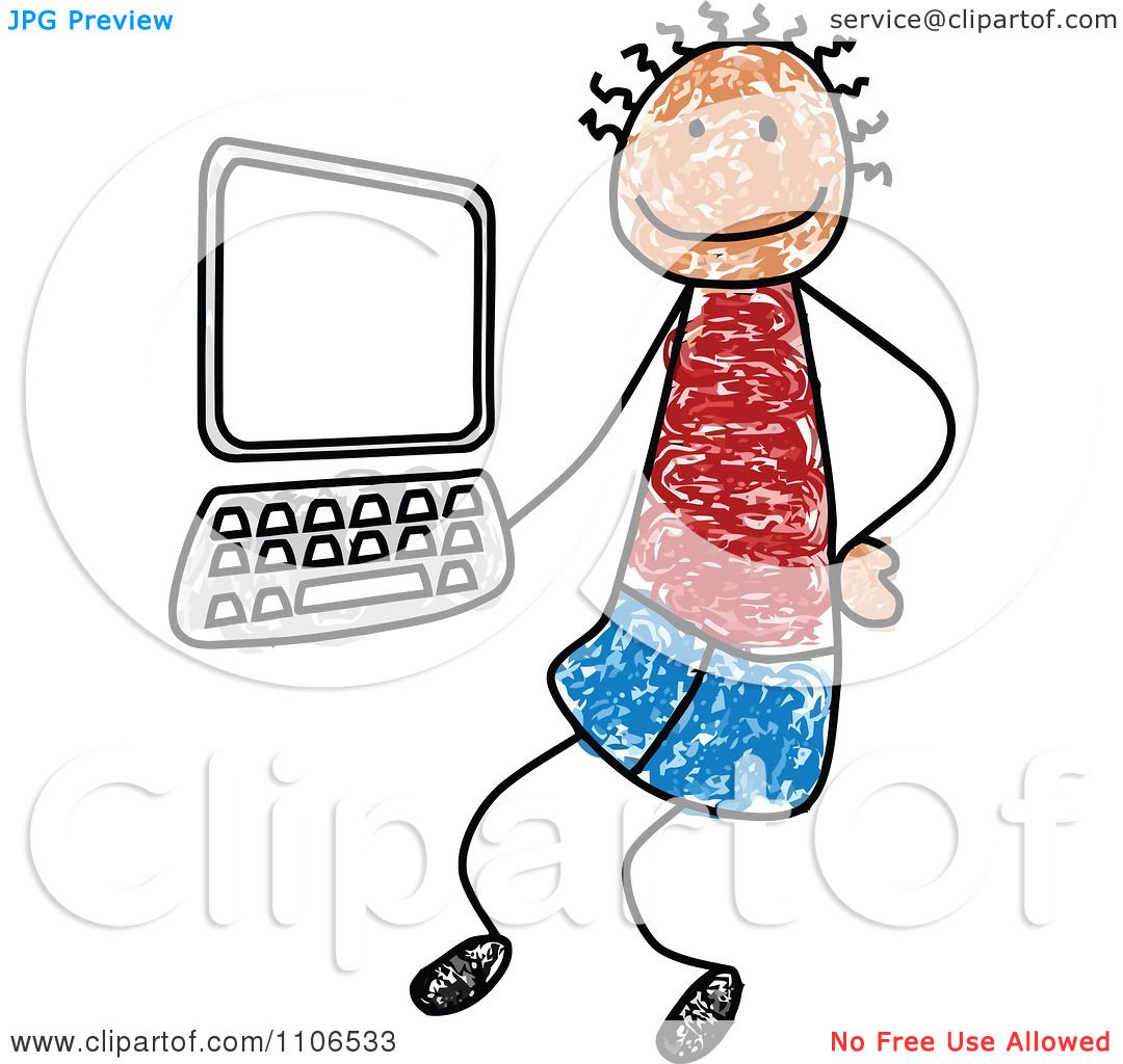 1080x1024 Clipart Stick Drawing Of A Tech Boy