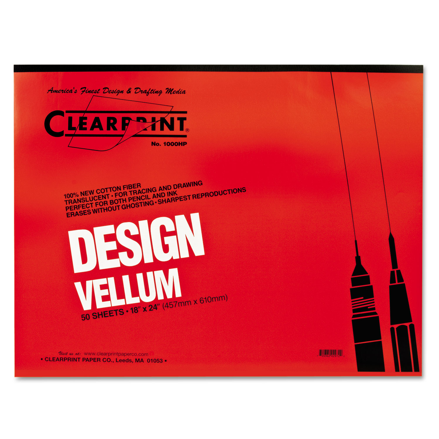 1500x1500 Design Vellum Paper, X Translucent White