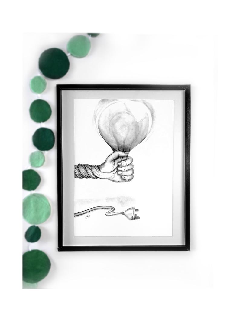 794x1059 Hand Drawn Wall Art Illustration Print Home Decor Etsy