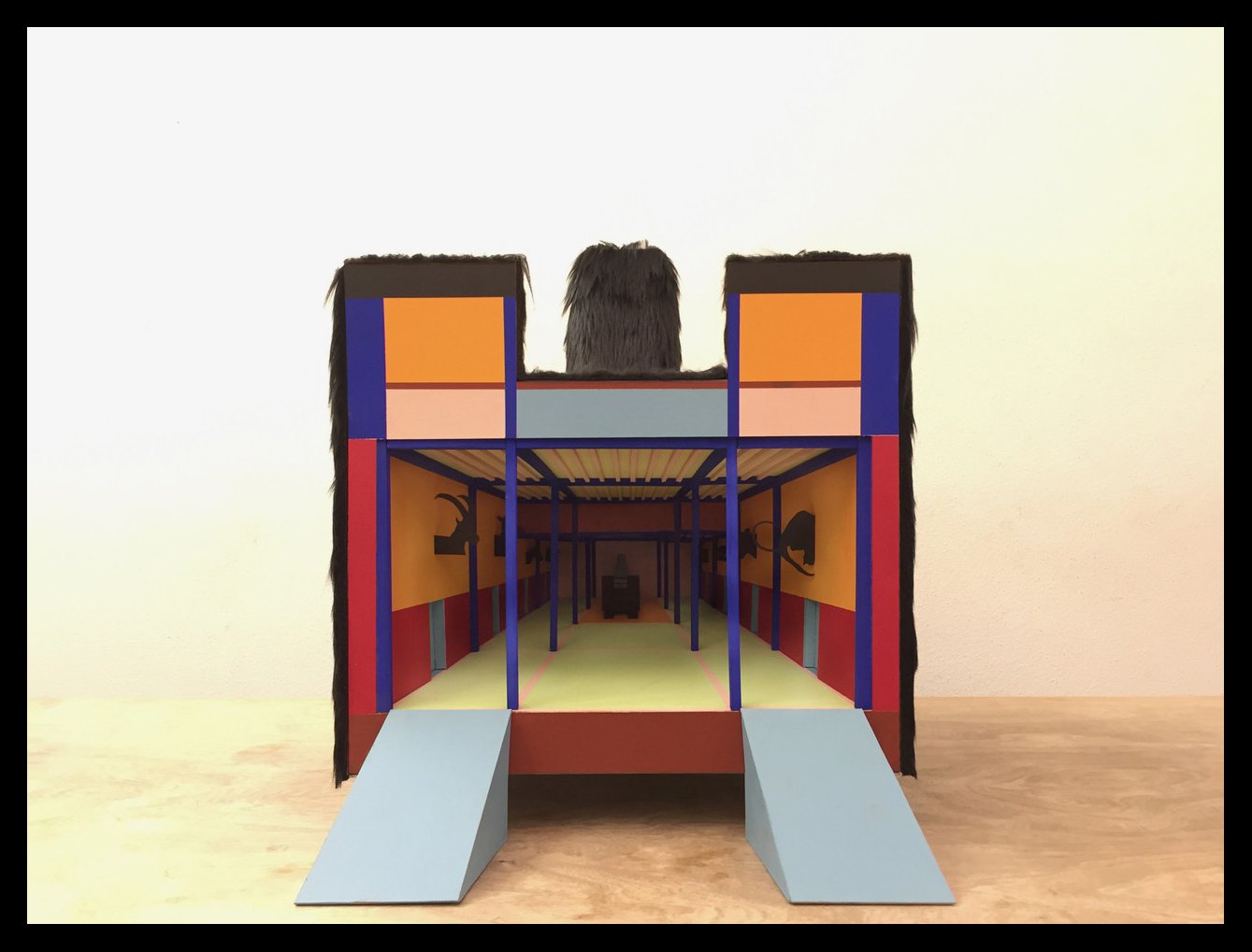 1339x1019 conen sigl on giuseppe chiantarelli's casa pseudourbana, wall