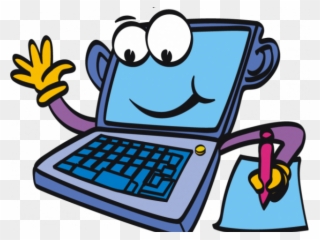 320x240 Cartoon Computer Clipart