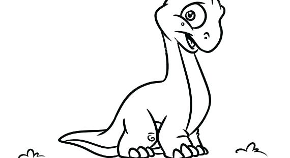 570x310 Dinosaur Cartoon Coloring Pages Full Size Of Coloring Pages