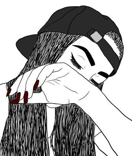 423x499 Outlines Tumblr Outline, Tumblr Girl