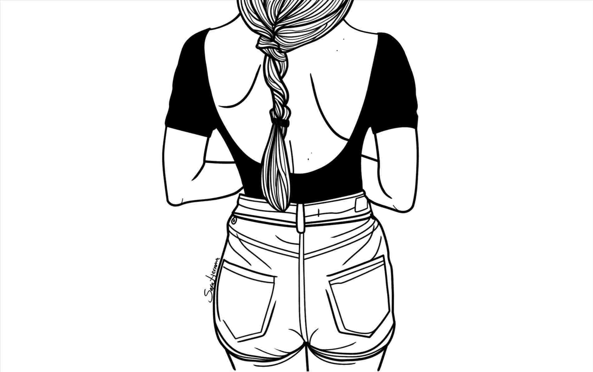 1900x1192 Black And White Drawings Of People Sketches Outlines