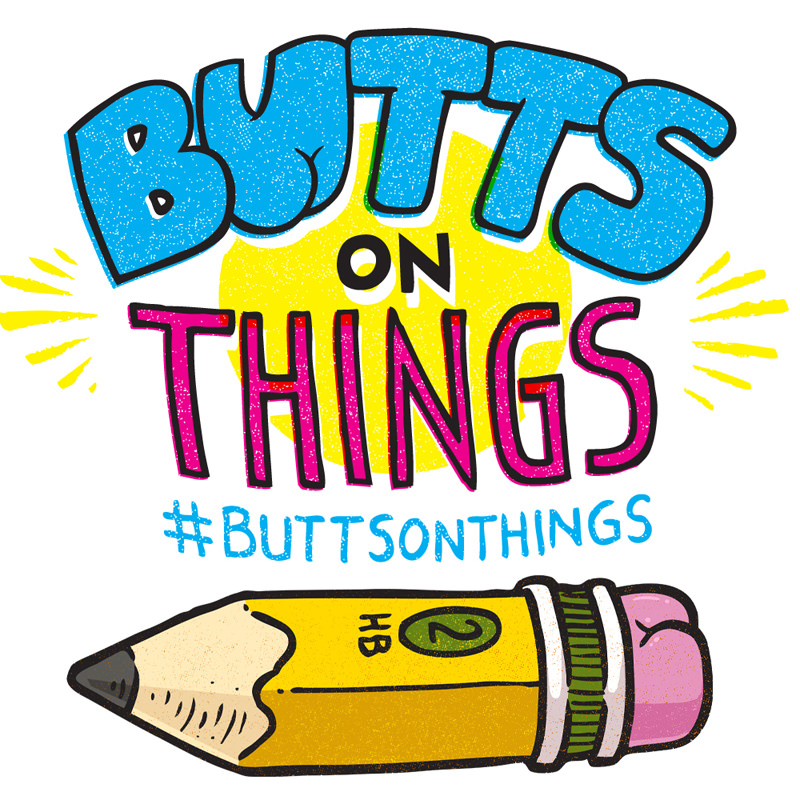 800x800 i've been drawing butts on things every friday for over years