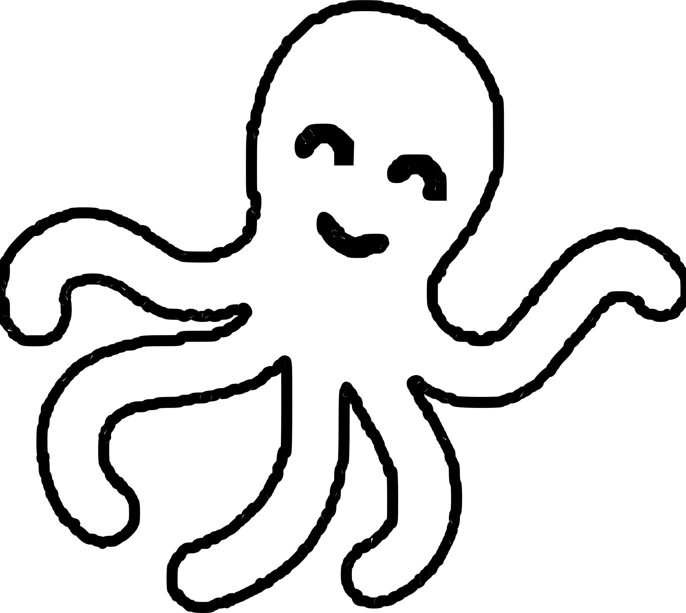 2400x2146 How To Draw A Octopus Refrence Free Printable Octopus Coloring