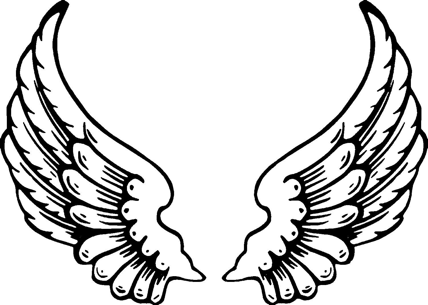 1500x1069 Free Printable Angel Coloring Pages For Kids Food Angel Wings