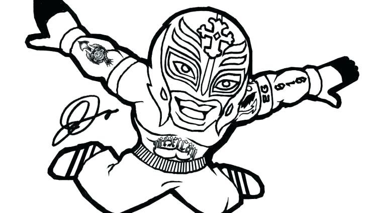 750x425 Rey Mysterio Drawings Free Coloring Pages Of Draw Rey Mysterio