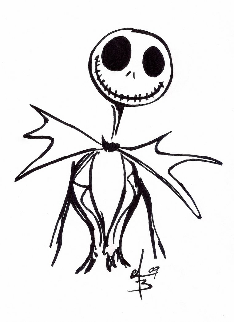 761x1050 Coloring Pages Nightmare Before Christmas Coloring Jack