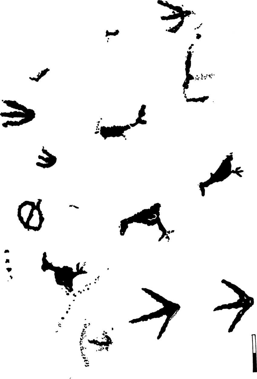 850x1255 line drawing from tracing of a keep river region panel that has