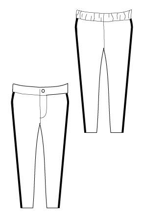 290x434 Super Skinny Pants Sewing Pattern