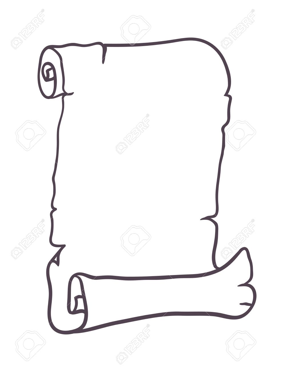 1028x1300 Huge Collection Of 'paper Scroll Drawing' Download More Than