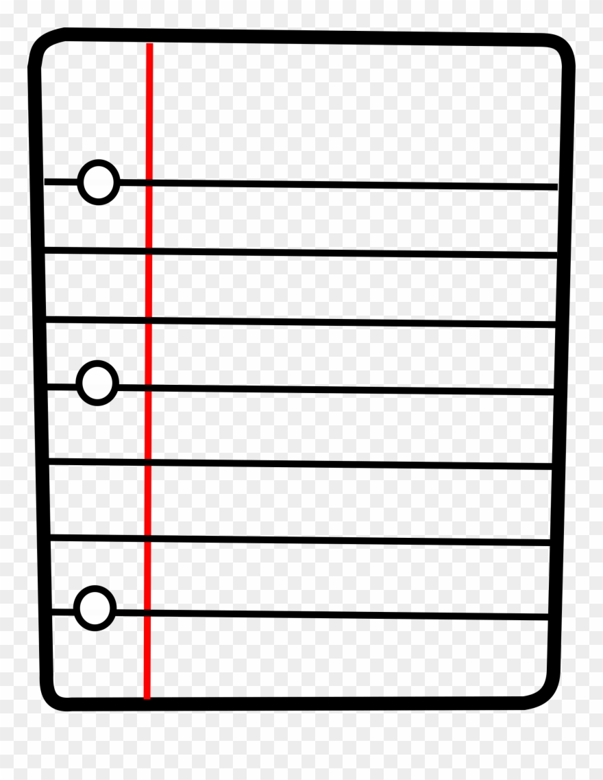 880x1137 Printing And Writing Paper Notebook Paper Clip Drawing