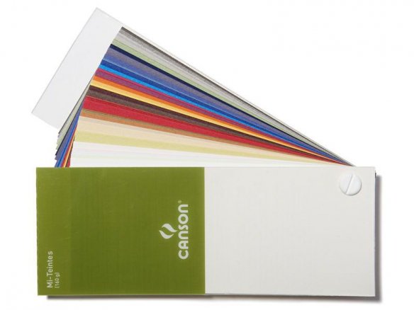 584x438 buy canson mi teintes vellum drawing paper, colour fan online