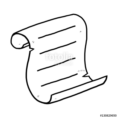 500x500 Old Paper Cartoon Vector And Illustration, Black And White, Hand