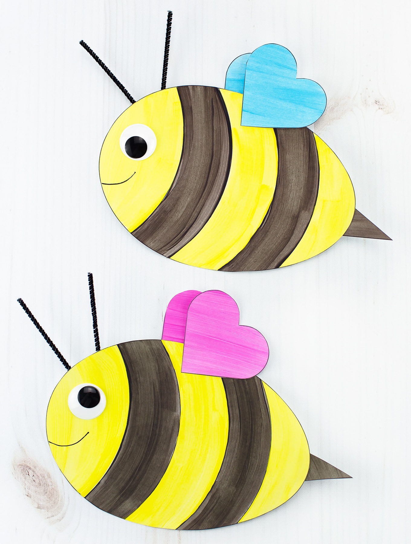 1360x1800 How To Make An Easy And Fun Paper Bee Craft