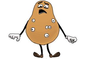 300x200 How To Draw The Potato From Sausage Party