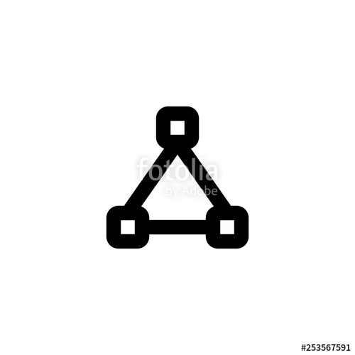 500x500 Pen Tool Drawing Icon Point Design Sign Stock Image And Royalty