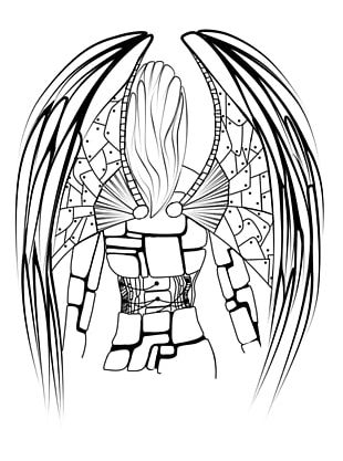 310x417 Black And White Line Art Coloring Book Drawing Bloom Png, Clipart