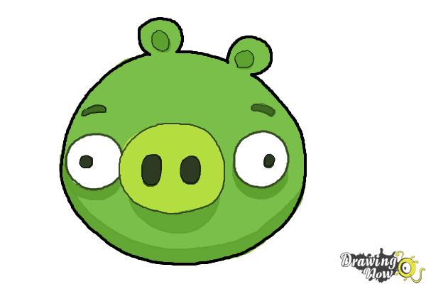 600x400 How To Draw Angry Birds Pig