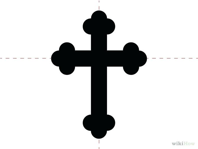 670x503 How To Draw A Gothic Cross Masonic Symbol Tattoo Designs