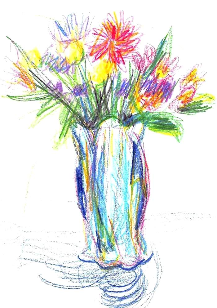 700x993 Easy Drawings Flowers Simple Flower Drawing How To Draw Flower