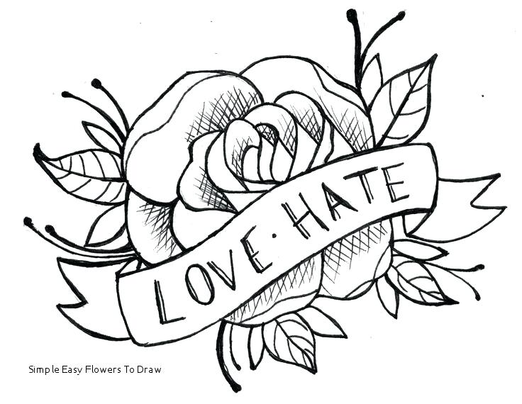 736x570 Draw A Rose Step