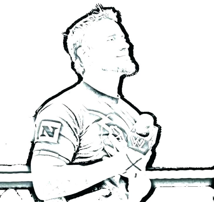 728x686 Wwe Coloring Pages John Cena Coloring Pages Printable Best