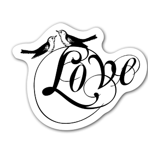 300x300 Lots Of Love Stickers And Drawing