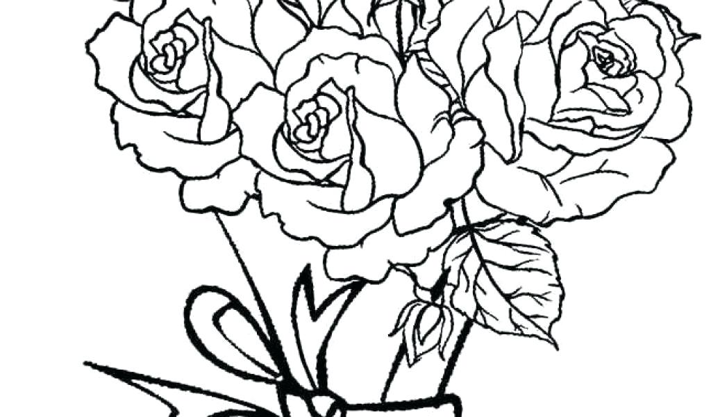 1024x600 Drawing Of Roses And Hearts Heart And Roses Tattoo Drawings Rose