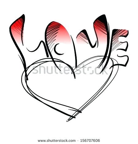 450x470 Drawing Roses And Hearts