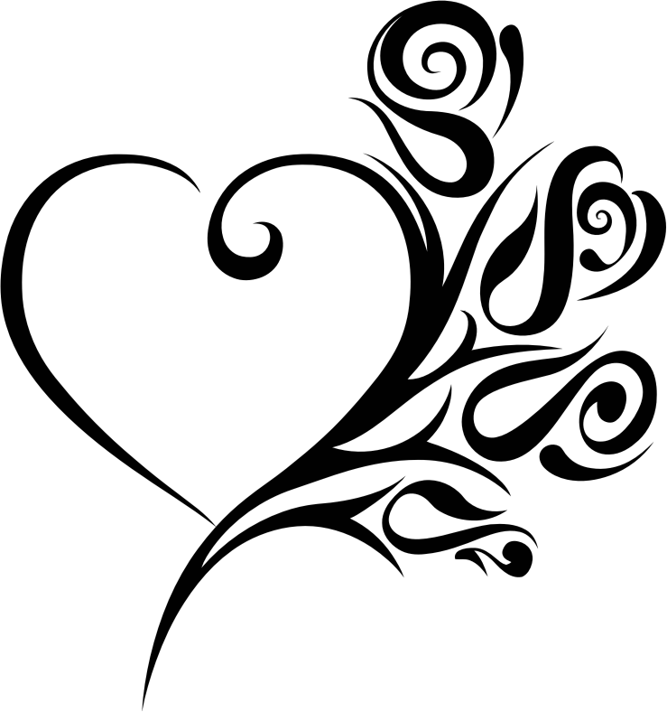 739x788 Collection Of Free Drawing Rose Heart Download On Ui Ex