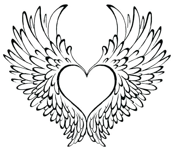 600x519 Coloring Pages Of Hearts With Roses Heart And Rose