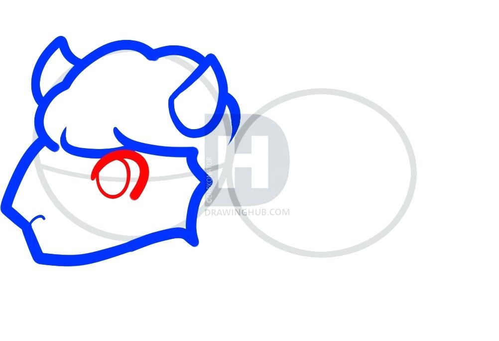 1002x684 How To Draw Buffalo Drawing Animals Using Geometric Shapes