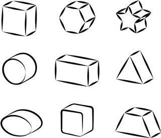 Drawing Pictures Using Geometric Shapes | Free download on ClipArtMag