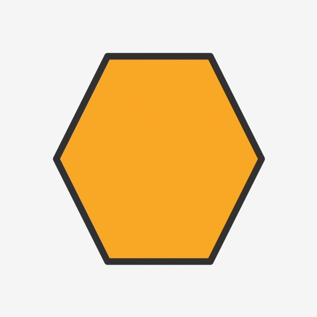 640x640 vector heptagon geometric shape icon, drawing, form, geometric png